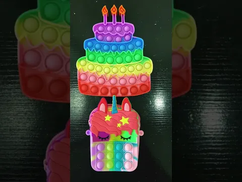 Tiktok Fidget Toys Collection #Shorts - Birthday Cake Pop It