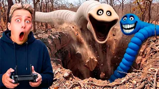 МОЙ ДРОН СНЯЛ ВСЕ HUNGRY WORM В РЕАЛЬНОЙ ЖИЗНИ!!!