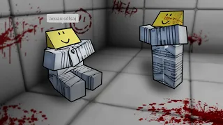 2 WEDGE HEADS FIGHT FOR SURVIVAL IN A ROBLOX INSANE ASYLUM