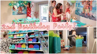 BIRTHDAY PARTY PREP! SHOP, CLEAN, DECORATE & MORE WITH ME! | 2nd Birthday Party Vlog