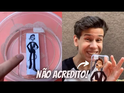 FIZ UMA CAPINHA PERSONALIZADA 😱