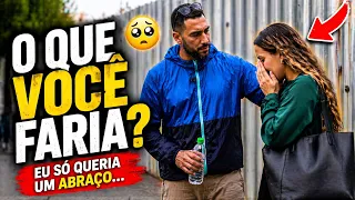 PEDI ORAÇÃO E ABRAÇOS NA RUA… O QUE ACONTECEU ME SURPREENDEU!