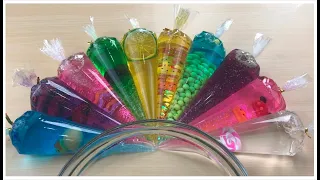 "Slime Cantik" Making Beautiful Clear Slime With Piping Bags, Beads, Glitter, lemon & More #0089