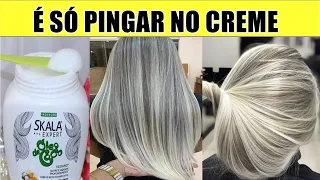 PINGUEI GOTINHAS NO CREME E ATÉ A DONA DO SALÃO QUIS SABER O QUE USEI NO CABELO...