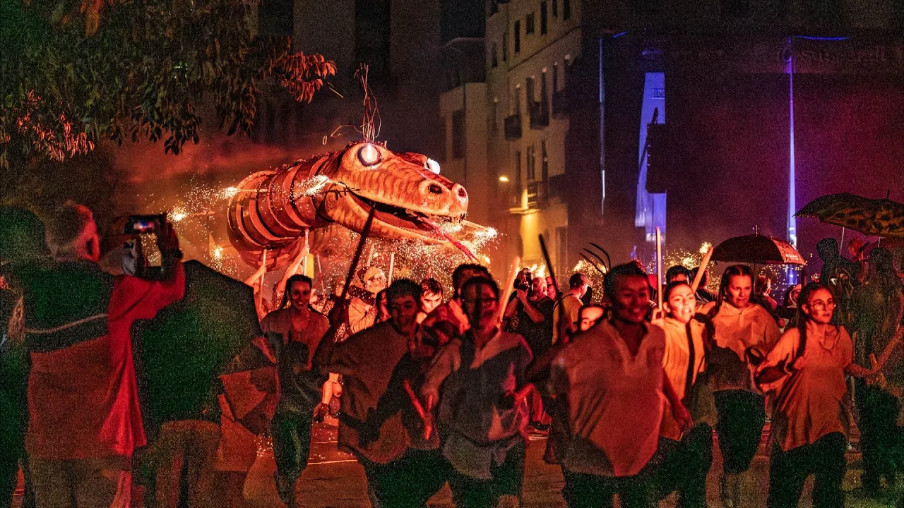 El Serpent de Manlleu resisteix a la pluja