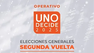 Sigue en VIVO el desarrollo de las Elecciones Generales con el Operativo “Uno Decide”