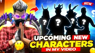 Upcoming New Character's In My Videos 🫡☠️ Thanks Guys For Supporting Me 🫴❤️‍🩹 Garena Free Fire ||