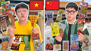 Đồ Ăn Vặt Cổng Trường TRUNG QUỐC vs Đồ Ăn Vặt Cổng Trường VIỆT NAM