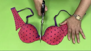 낡아서 못입는 브래지어를 버리지 마세요 2 | 지금 당장 꺼내보시죠. 놀라운 일이 벌어집니다.