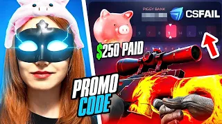 CSFAIL DOUBLE GAME PAID CRAZY !! !? | CSFAIL PROMO CODE 2025 | CS.FAIL | csfail