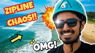 भेंडीं पहिल्यांदा Zipline केली 🔥 | भाई खूप घाबरलो 🥹 #marathi #vlog 