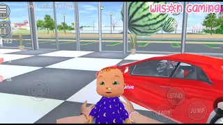 Bayi Sultan Upin Beli Mobil Lamborghini Baru | Sakura School Simulator | Wilson Gaming