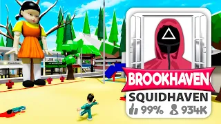 CREÉ EL JUEGO DEL CALAMAR en BROOKHAVEN!
