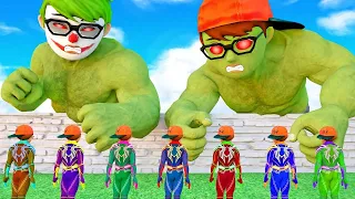 Epic Battle: Righteous Superheroes vs. The Hellish Zombie Army - Scary Teacher 3D Hero Animation