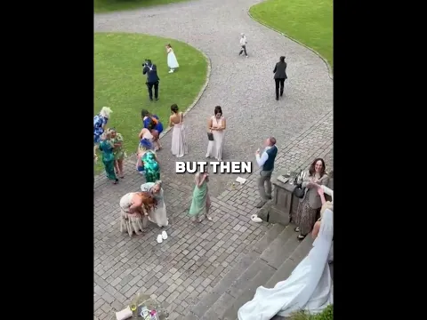 He Stole The Bride's Bouquet And Did THIS! 😱💐