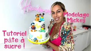 🍰MODELAGE Mickey Pâte à sucre 🍰