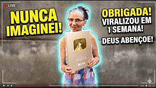 A MINHA PLACA DE 1 MILHÃO DE INSCRITOS