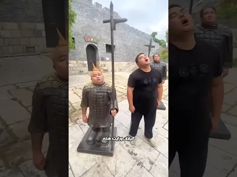 تماثيل يابانية تتحرك فجأة!