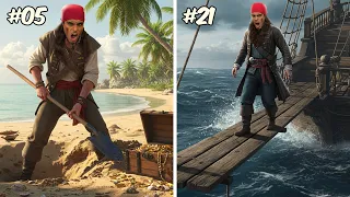 O Que Acontece Se Você Testar 24 Mitos de Piratas na Vida Real?!