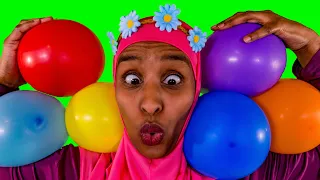 Learn COLORS with Balloons! Shake your  body Cha Cha Cha | Gigi Kids Nursery Rhymes and Songs