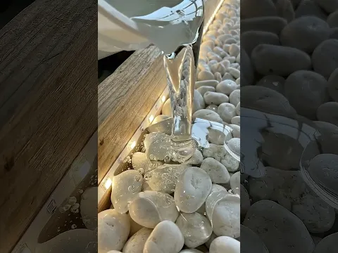 DIY Epoxy Resin & Stone Coffee Table