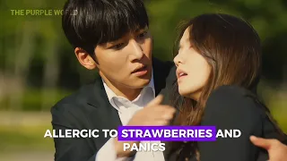She is allergic to strawberries but still eats them because her father sent it for her 🥺