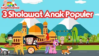Lagu Anak Islami - 3 sholawat anak populer, sholawat badar,Allahul Kaafi,Thibbil Qulub cover assyifa