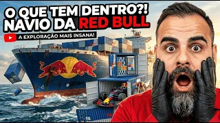 Explorei o Navio da RED BULL Abandonado No Oceano! (Porsche Red Bull) 😨🔥