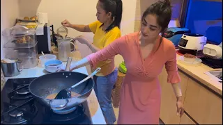 Laper tengah malam, bikin susu Arab biar gak masuk angin, sama nasi goreng merah ala diet. Part 2