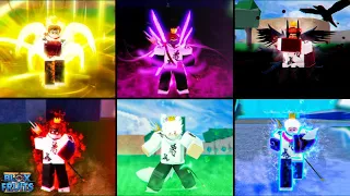 Liberei Todo PODER De TODAS As RAÇAS V4 do BLOX FRUITS