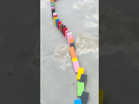 I Found a Long chain of Domino 😧