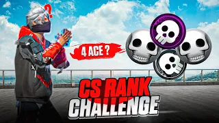 4 ACE in CS-RANK CHALLENGE💀🔥CAN I❓