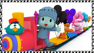 🎃Tren de Halloween: Aprende con Globos De colores en Español para Niños CARICATURAS DIBUJOS ANIMADOS