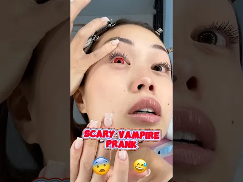 SCARY VAMPIRE PRANK #shorts #iribabyworld #prank