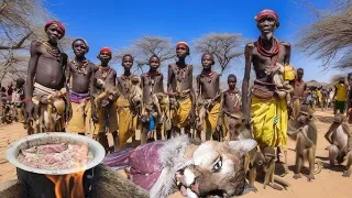 Hadzabe hunting and eating //full documentary