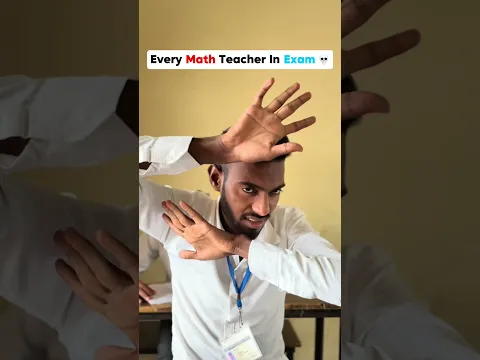 Math Wale Sir In Exam Hall 💀#shorts #funny #exam #school