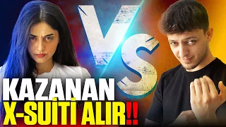 ÇOK BEKLEDİĞİNİZ O VS GELDİ!! 😎 KAZANAN X-SUİT ALIR!! 😱 @MACARONPM  PUBG Mobile
