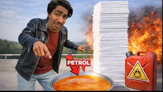 THERMOCOL Vs PETROL💀