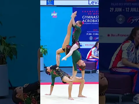 😲 Amazing Balance In Women's Acrobatics #shorts