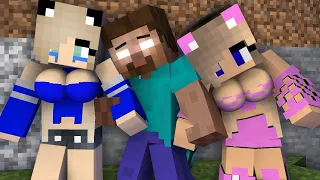 Herobrine life | TOP EPISODE LOVE STORY 2 | Minecraft animation