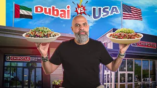 Chipotle Dubai vs. USA: The BIG Difference دبي ضد أمريكا