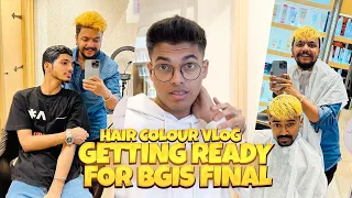 Hair Colour Vlog | Getting Ready For BGIS Finals | GodL Guru