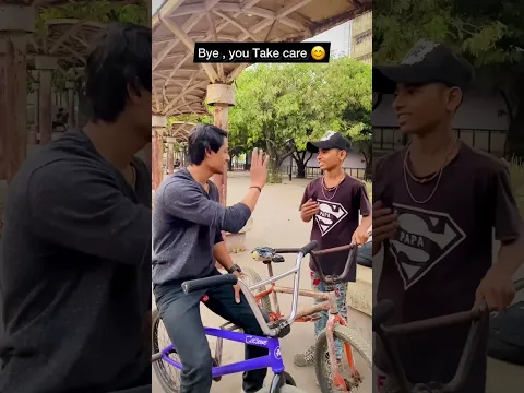 The dream of the kid came true today, finally got the cycle 🚲 Part 2 |Akram Bmx Rider| #shorts