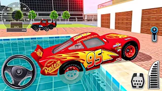 Car Bike Game: McQueen an Indian Tractor and drives a new Indian Police - Android GamePlay
