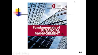 Casharka 1aad Overview of Financial Management Chapter 1 Finance