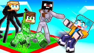 PRESOS em uma CHUNK como MUTANTES no Minecraft!