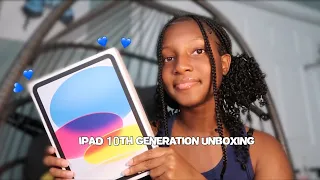 iPAD 10TH GENERATION UNBOXING (BLUE💙!!) | I’m back!!