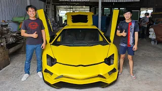 Custom car แลมโบฝีมือคนไทยใกล้ความจริงแล้ว EP.2 คัสซี Toyota เครื่อง Honda สุดเจ๋ง : รถซิ่งไทยแลนด์