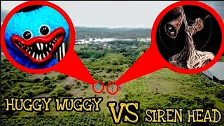 DRONE MANANGKAP SOSOK HUGGY WUGGY VS SIREN HEAD😱 #TERSERAM