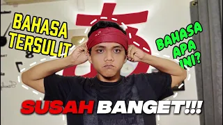 Aku Nyoba Belajar Bahasa Tersulit di Dunia